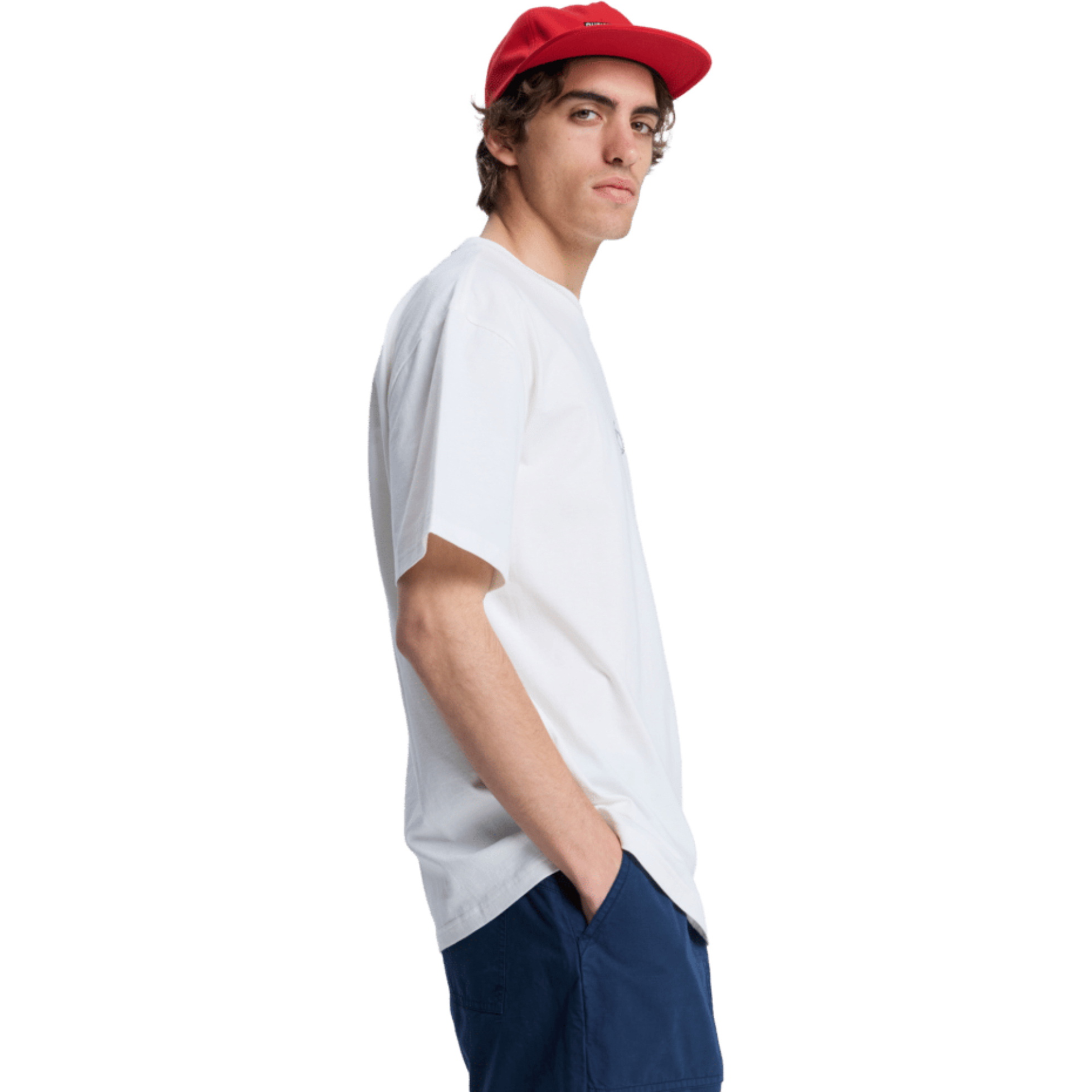 2026 Quiksilver Hombres Camiseta De Surf Con Motivos Florales EQYZT08301 - Snow White